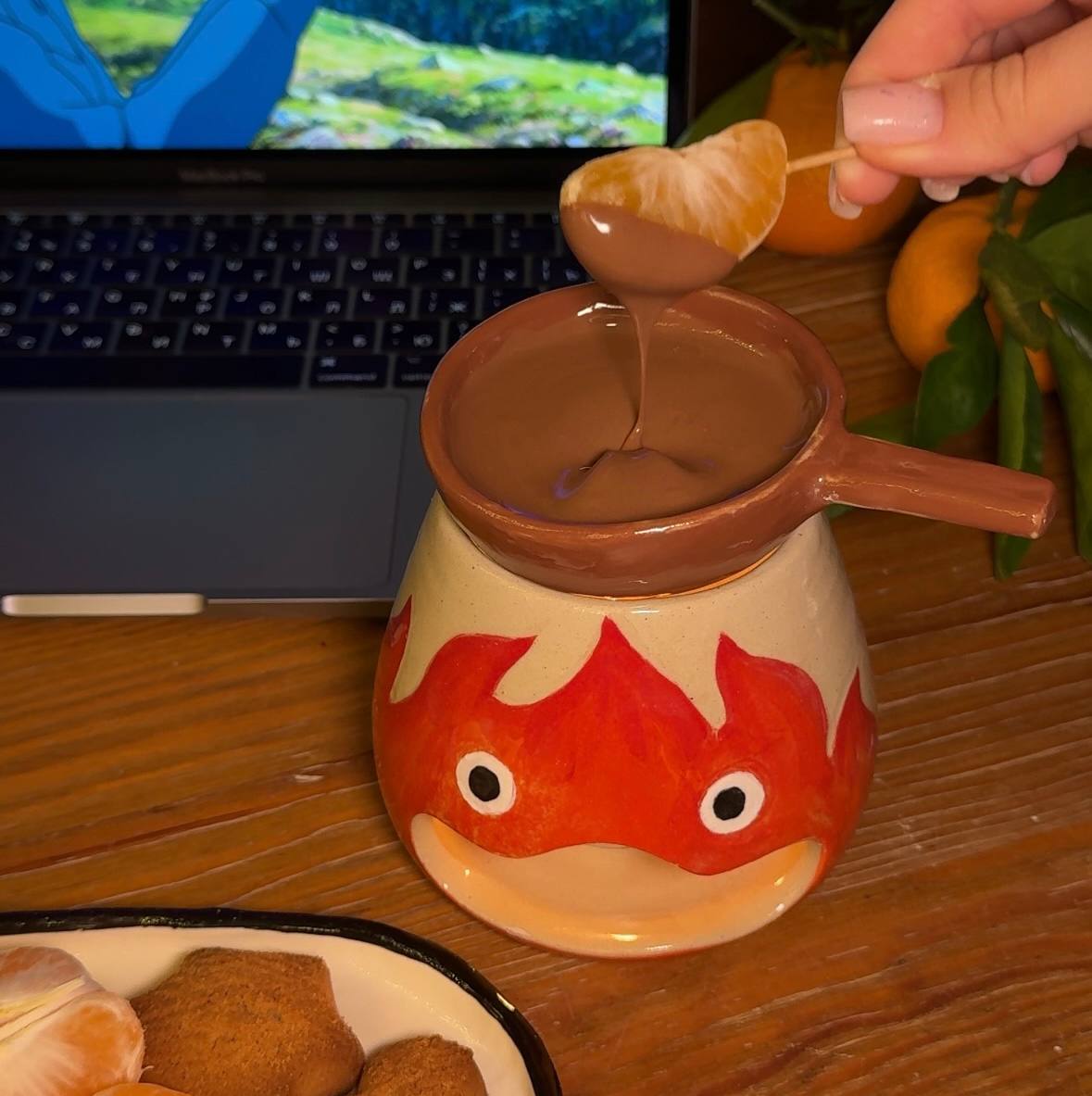 Подсвечник Кальцифер (круг+лепка) 13+ фото 4